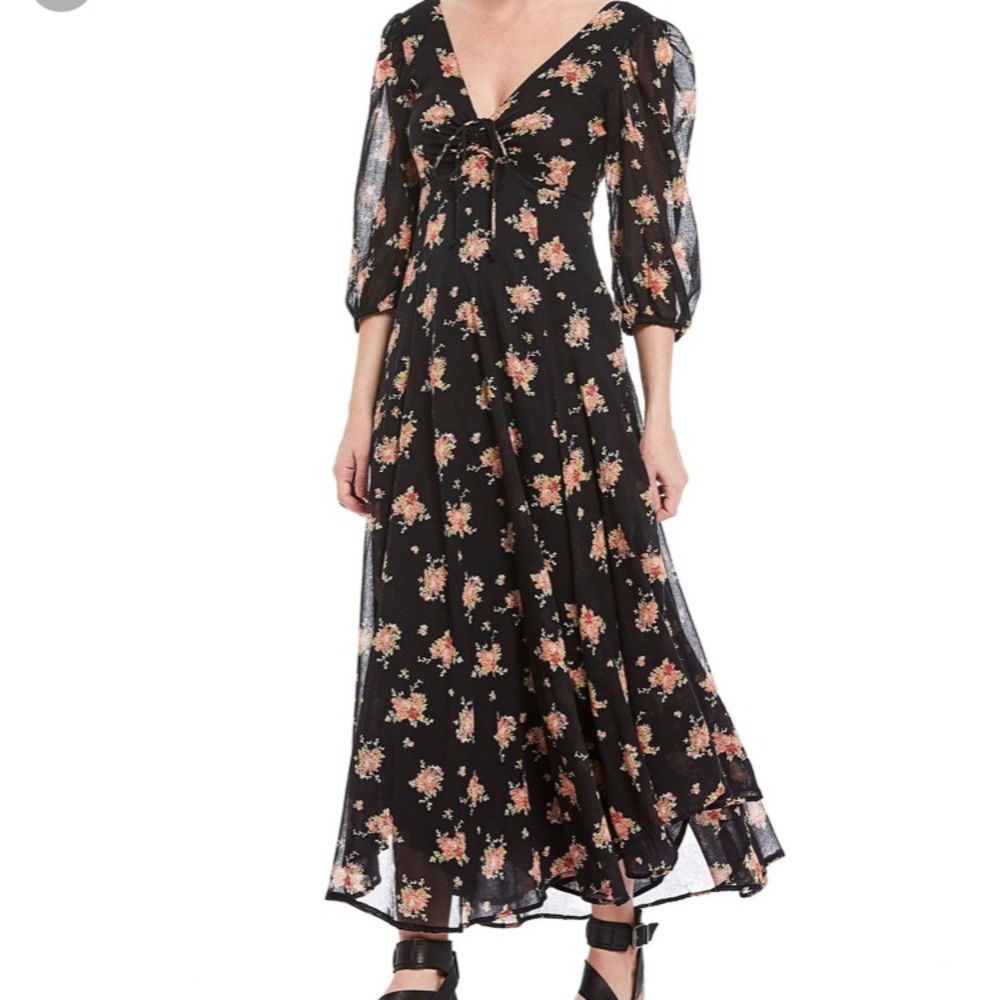 Free People Sea Glass Midi Dress